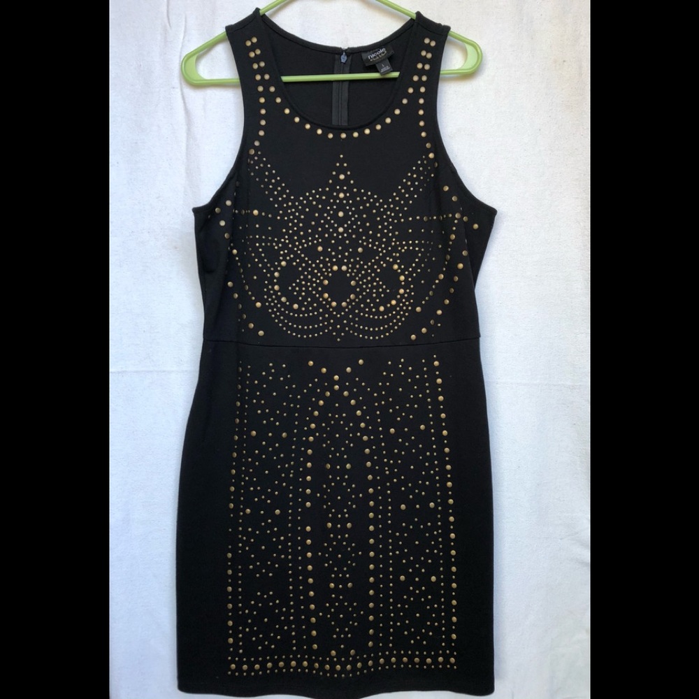 Nicole Miller Studded Mini Dress